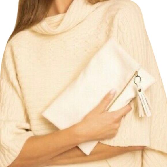 Rachel Miriam Winter White Clutch Bag Purse MSRP $148 New in Sealed Package - Picture 4 of 8